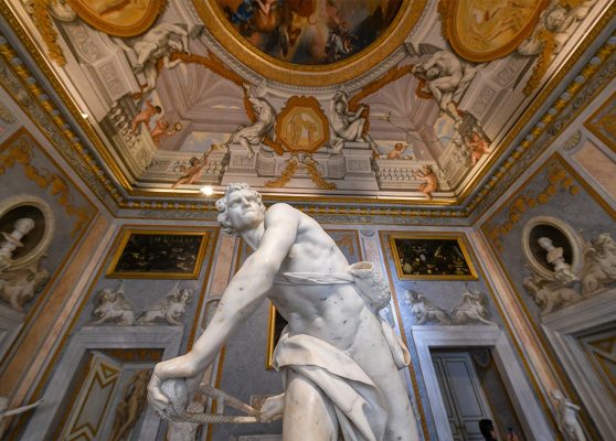 David von Gian Lorenzo Bernini in der Galleria Borghese