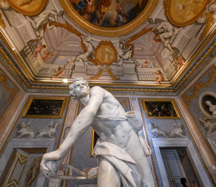 David von Gian Lorenzo Bernini in der Galleria Borghese